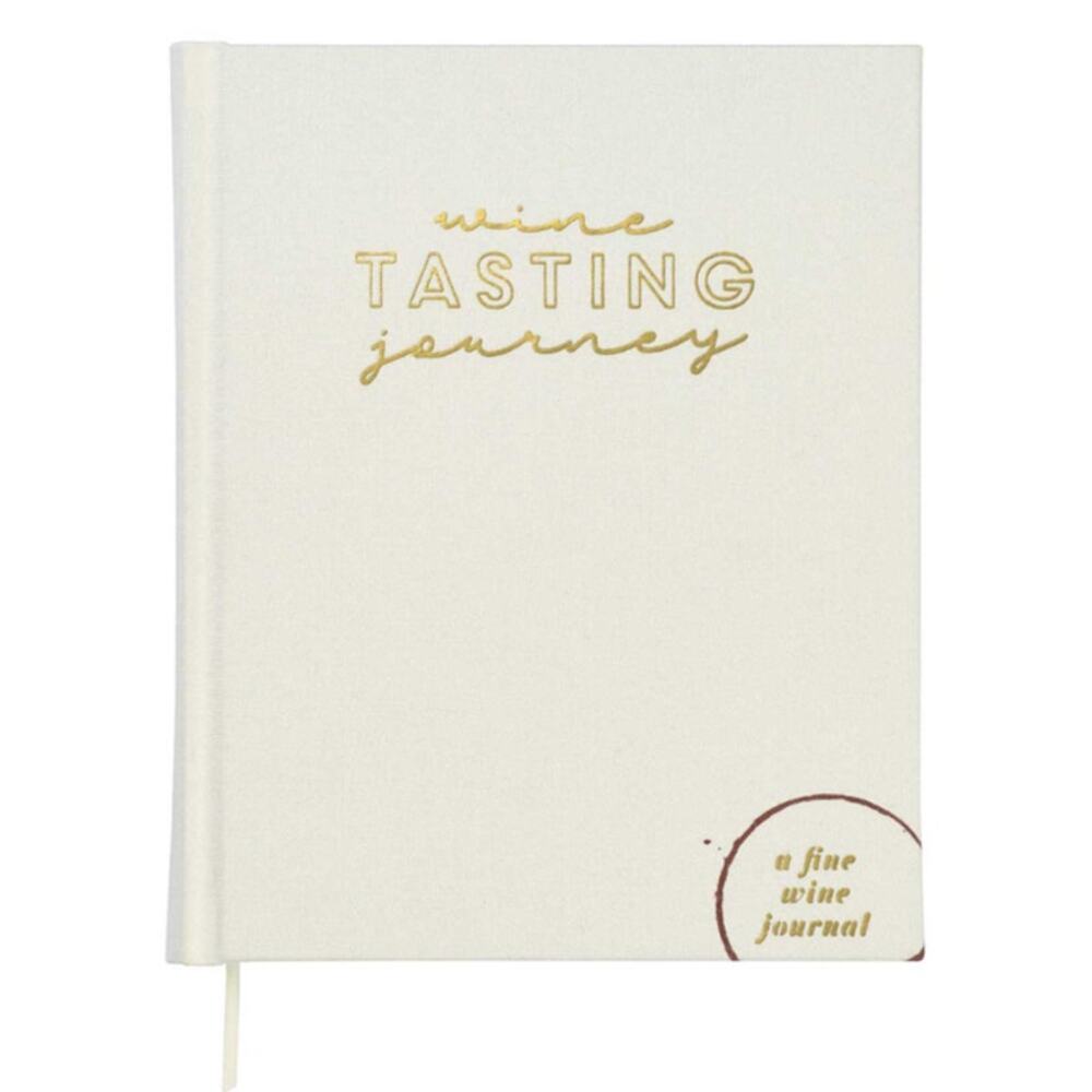 Wine Tasting Journal & 6 Wine Glass Charms Set Guide to Wine Tasting Hardcover‎